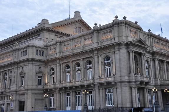 O famoso Teatro Colón, em Buenos Aires, capital da Argentina